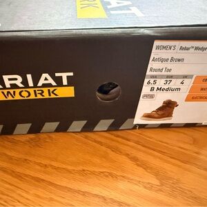 Ariat Women's Rebar Wedge Boots - Antique Brown